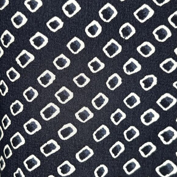 Theory x Neiman Marcus Silk Scarf Halter Top Navy Box Tile Print size Large - Picture 11 of 13